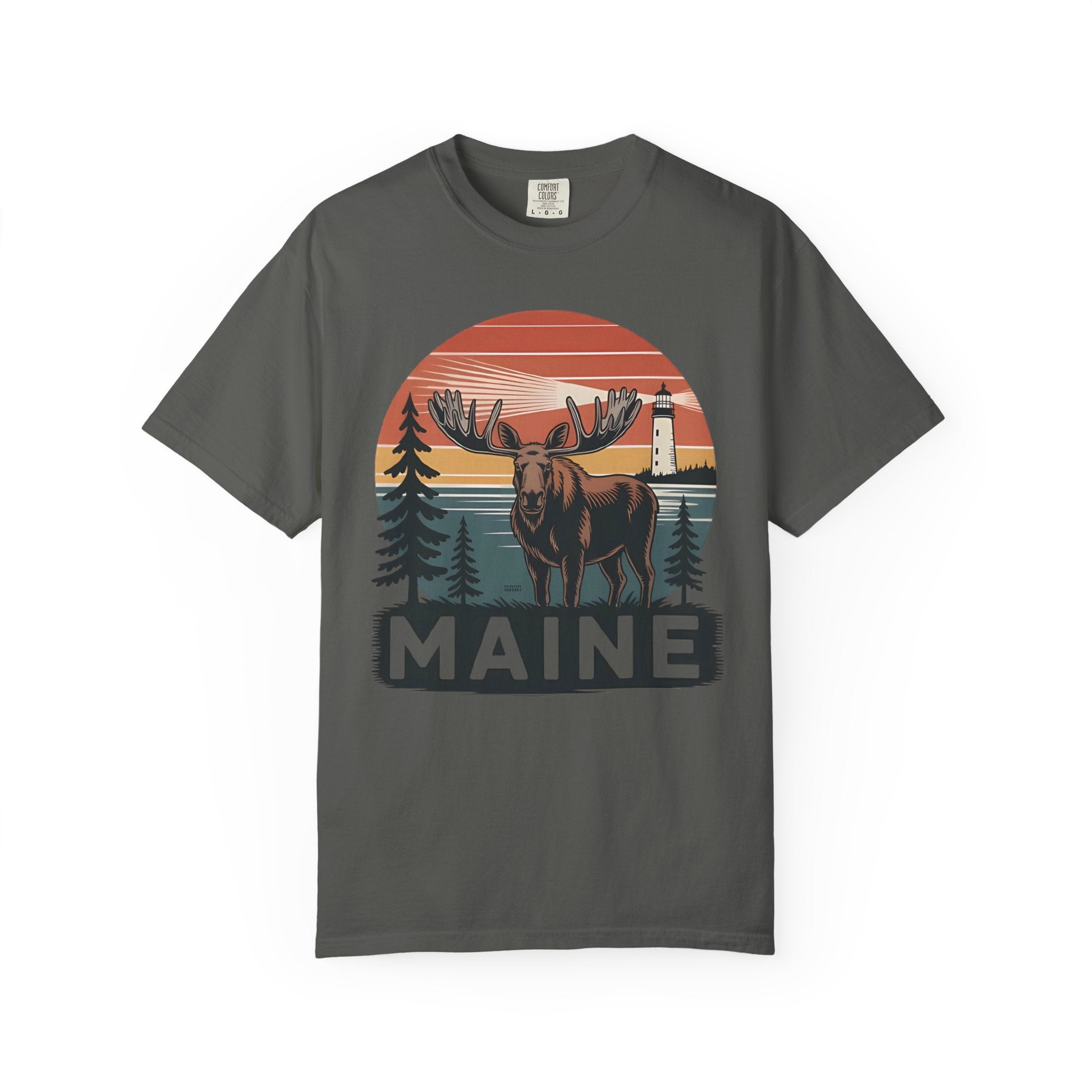 Maine Moose Badge Tee