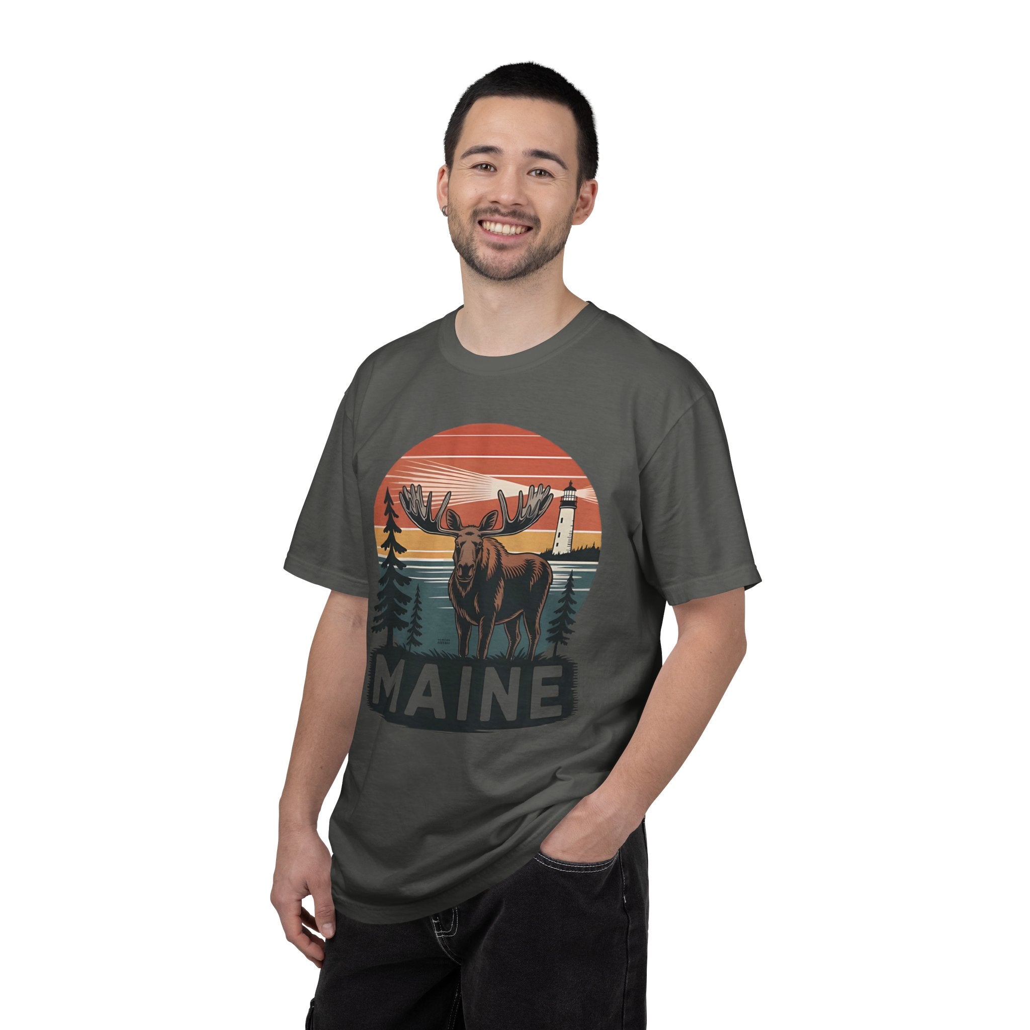 Maine Moose Badge Tee