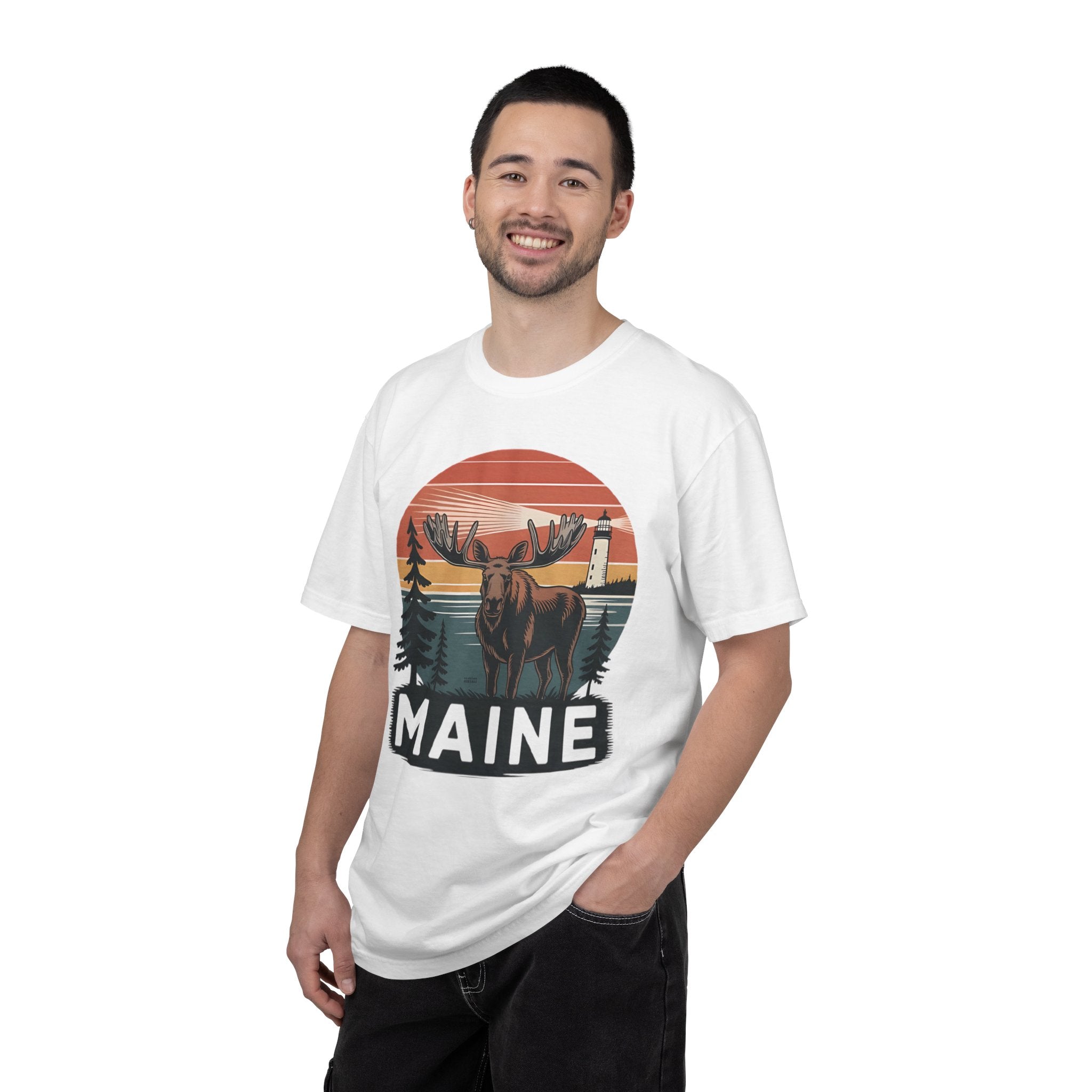 Maine Moose Badge Tee