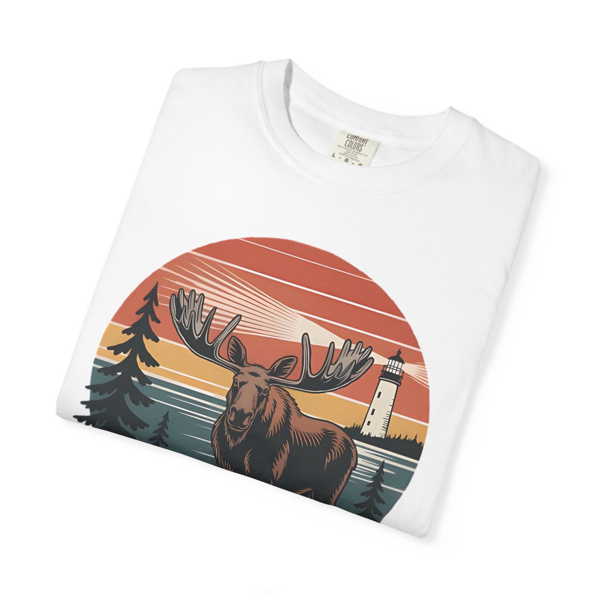 Maine Moose Badge Tee