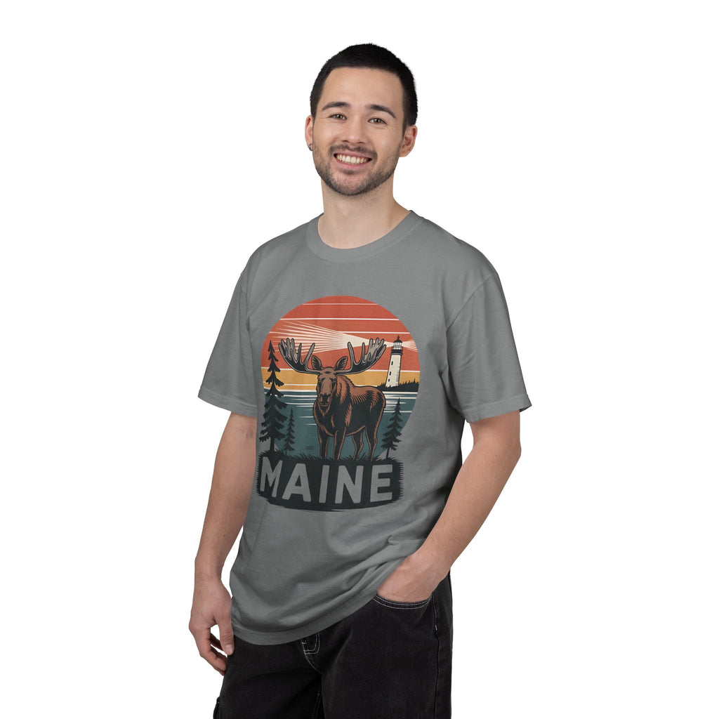 Maine Moose Badge Tee