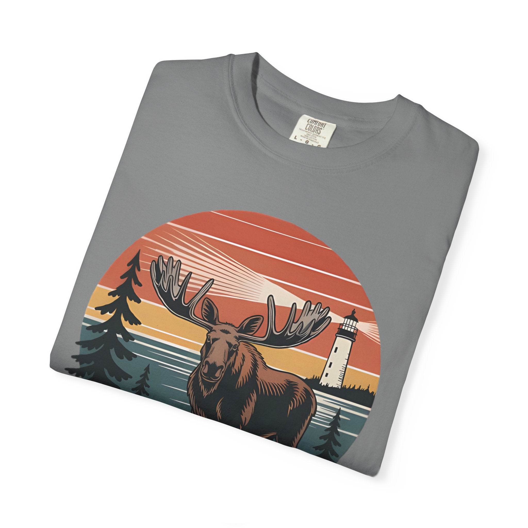 Maine Moose Badge Tee