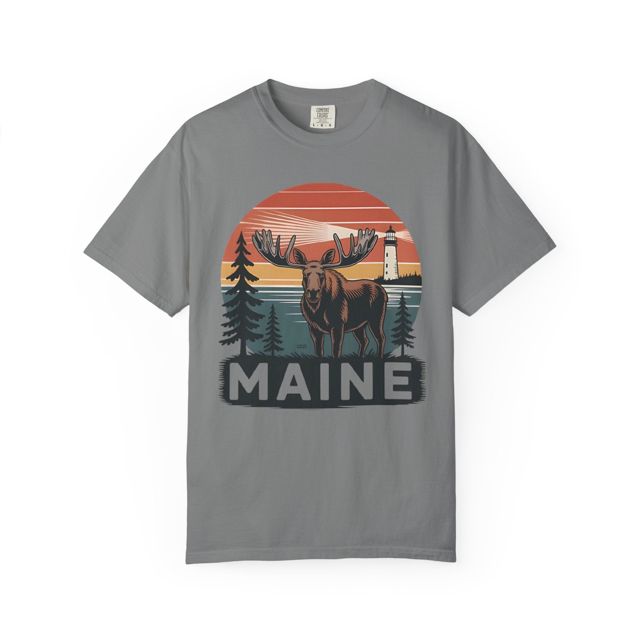Maine Moose Badge Tee