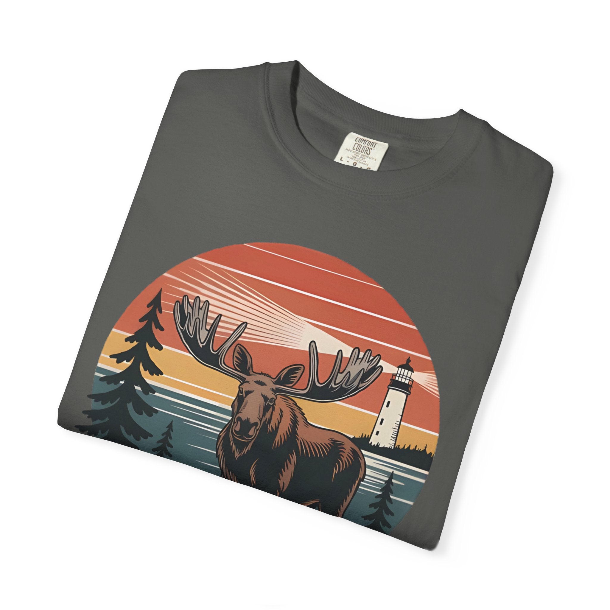 Maine Moose Badge Tee